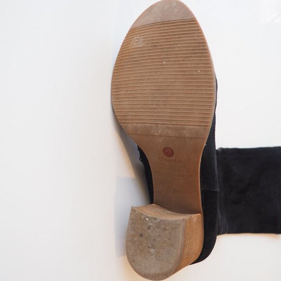Blondo Suede Knee-High Boots - Picture 6 of 8